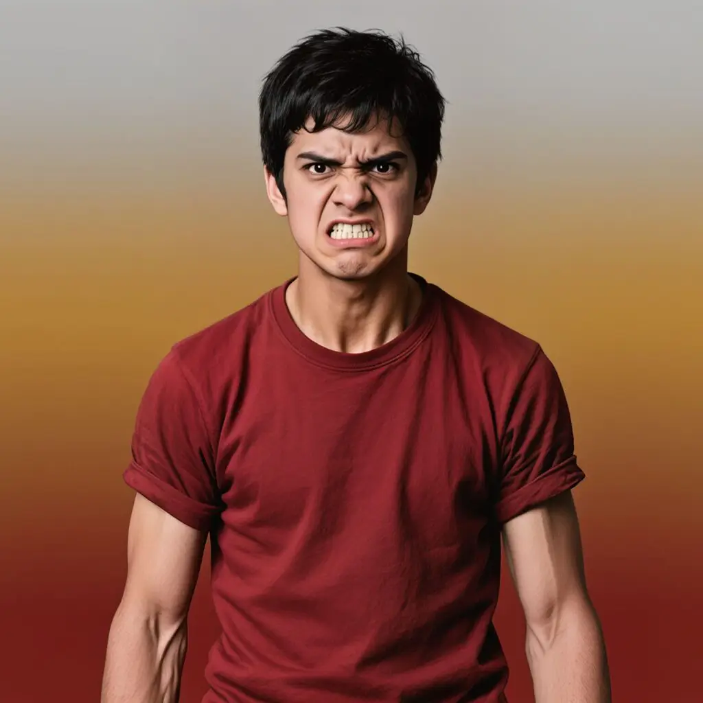 Young man displaying intense anger and rage needing anger management therapy at Hope Springs Mental Health Clinic